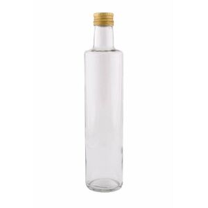 Sticlă de sticlă Dorica 500 ml cu capac - Obiect decorabil
