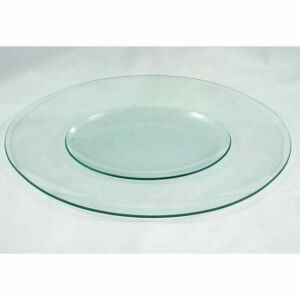 Üvegtál ovális 23x35 cm-es