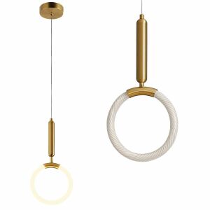 LED-Hängeleuchte LHJ058-CP1 Brush Gold