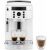 Бяла кафемашина DeLonghi Magnifica S приготвя еспресо и капучино