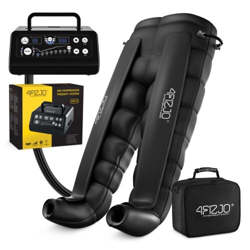 Sistem de drenaj limfatic 4FIZJO MED C8 cu pantaloni de compresie, unitate de control și geantă de transport