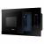 Samsung MG22M8254AK/E2 black built-in microwave oven with open door
