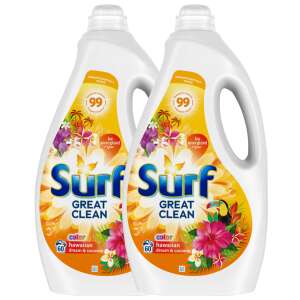 Surf Hawaiian Dream płyn do prania, butelka 2x3L, doskonała czystość do kolorowych ubrań - Detergent