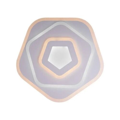 Żyrandol LED z pilotem PENTAGON 59W, światło zimne/ciepłe/neutralne, biały 137651361