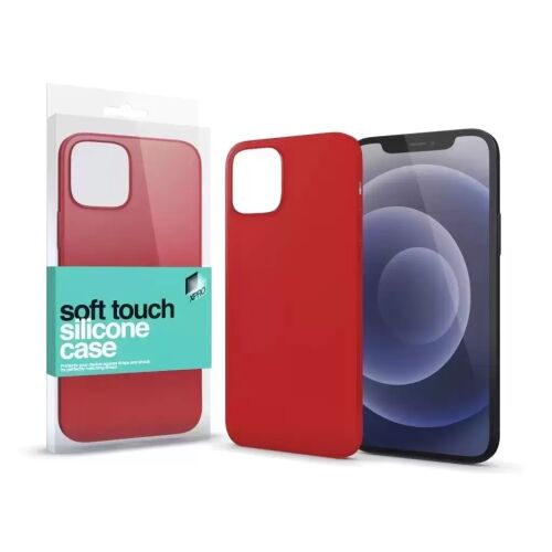 XPRO Piros Soft Touch Szilikon Tok Apple iPhone 15 Pro Max készülékhez - XPro