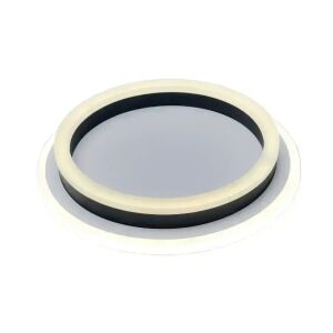 LED полилей SOLENA ROTONDA 13W, диаметър 25 см, студена/топла/неутрална светлина, черно-бял 137651882 - Лампи и осветление