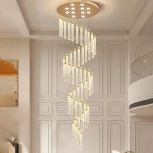Krištáľový luster Nomiki Gold LED 137651928 - Lampy&osvetlenie