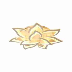 LED luster s diaľkovým ovládaním LOTUS 110W, 9 lupeňov, studené/teplé/neutrálne svetlo, stmievateľný, biely 137652080 - Závesné lampy