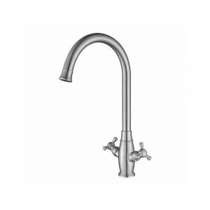 YSQ/104 Küchenarmatur, SUS304 Edelstahl, Seidenfinish - WC-Sitze, Duschkabine, Wasserhahn, Duschtür, Badezimmerschrank, Wäschekörbe und Brausegarnitur