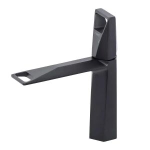 Starke Satin Schwarz Einhebel Waschtischarmatur - Wasserhahn