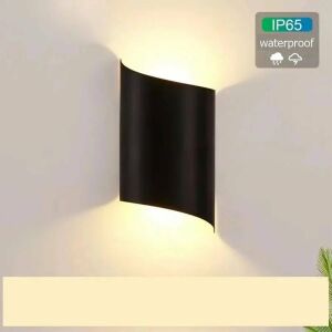 Zewnętrzna lampa ścienna LED Hande 10W IP65 czarna 137652802 - Zewnętrzna lampa ścienna