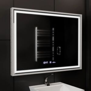 Lustro LED Verite Imperial Silver Motion Glow Marcello w łazience - Meble do holu wejściowego