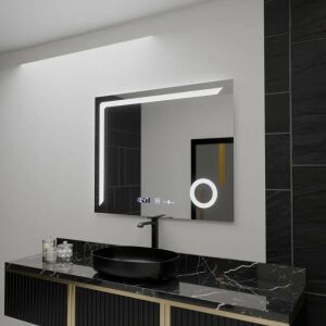 LED zrkadlo Precision MotionGlow Marcello 100x80cm v kúpeľni - Zrkadlá