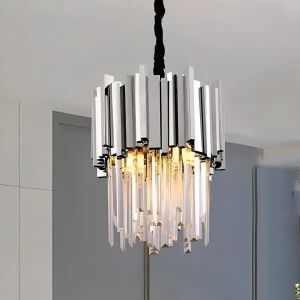 Krištáľový luster BLOIS Nobile 5xE14, priemer 40cm, strieborný, nastaviteľná výška 137653041 - Lampy&osvetlenie