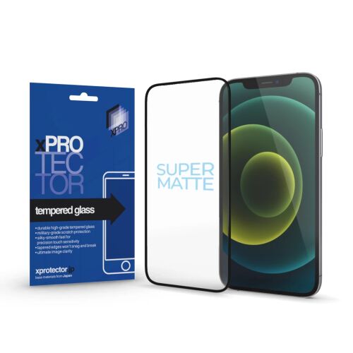 XPRO SuperMatte edzett üveg képernyővédő iPhone 15 Pro Max készülékhez - Kijelzővédő fólia