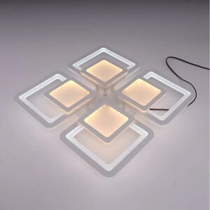 Lampa sufitowa LED SUSAN 77W, kwadratowy design, sterowana pilotem - Lampy i oświetlenie