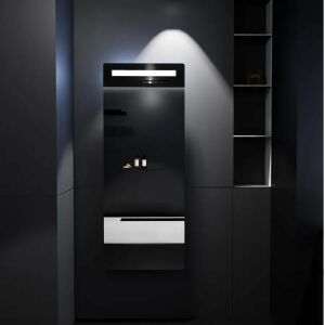 Правоъгълно LED огледало Marcello Touch Dressing Couture в модерна баня. - Обзавеждане за всекидневна