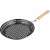 Lamart Grill serpenyő LT5032, 30 cm, fekete, fa nyéllel, hús, zöldség és egyéb ételek grillezéséhez