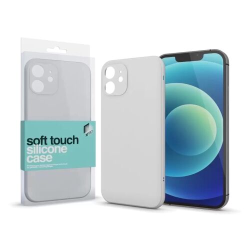 XPRO Soft Touch Fehér Szilikon Tok iPhone 16e készülékhez - XPro
