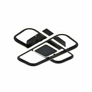 LED luster s diaľkovým ovládaním ANICA 52W, 2 prvky, studené/teplé/neutrálne svetlo, stmievateľný, čierny 137654332 - Lampy&osvetlenie