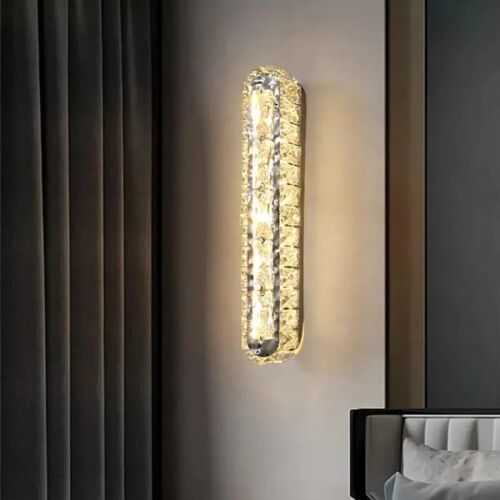 Aplica LED PRISCILA, 5W, Cristal, Crom Lucios, Lumina Calda/Rece/Neutra 137654404