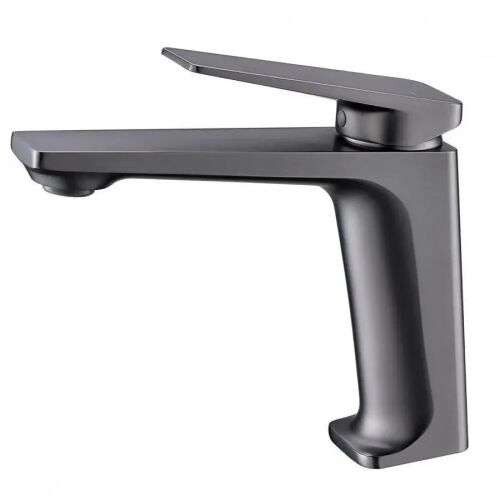 Waschtischarmatur, Sanitärmessing, Graphitgrau, 9967N
