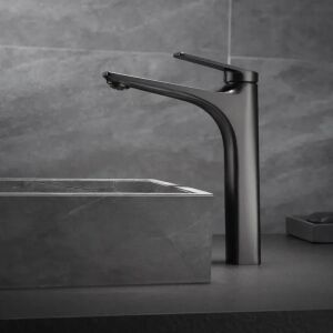 Mosdócsaptelep 9927H, schwarze Messing-Badarmatur - Wasserhahn