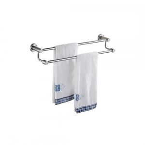 Ezüst GJ/013C dvojitý držiak na uteráky s uterákmi - Držiaky na uteráky