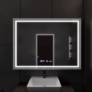 Verite Imperial Silver MotionGlow Marcello LED Spiegel 120x80cm im Badezimmer - Spiegel