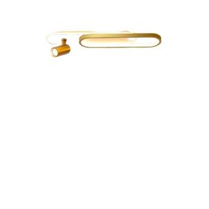 FISSO Camilla Nastaviteľný LED luster, 49W, studené/teplé/neutrálne svetlo, lesklý zlatý 137655288 - Lampy&osvetlenie