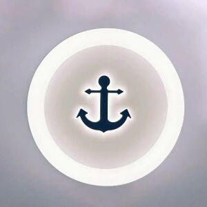 LED luster NAVY 68W, priemer 49cm, studené/teplé/neutrálne svetlo, biela 137655520 - Lampy&osvetlenie