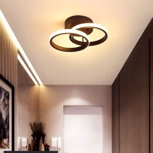 LED luster VERTEX CIRCULA 24W, 2 kruhy, studené/teplé/neutrálne svetlo, čierny 137655890 - Závesné lampy