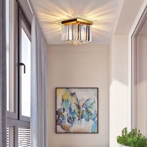 Krištáľový luster MARTINEZ Linear Luxe, priemer 35 cm, 4x E14, lesklý zlatý 137656103