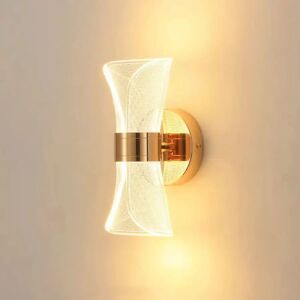 Prim-plan cu lampa de perete aurie Callum 7W LED - Aplice perete