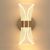 Złoty kinkiet ścienny LED Callum do oświetlenia otoczenia