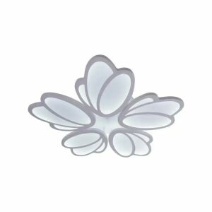 TULIP 73W LED stropné svietidlo s 5 okvetnými lístkami, biele pozadie - Závesné lampy