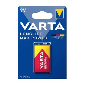 Varta Longlife Max Power 9V elem 1 db 137658584 - Elem & akkumulátor