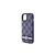 DKNY kék kockás iPhone 15 tok oldalnézet