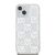 DKNY Liquid Glitter Checkered iPhone 15 tok - Elölnézet