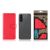 Tactical Field Notes piros pénztárca tok, Samsung Galaxy A56 5G és csomagolás