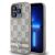 DKNY bézs kockás iPhone 15 Pro Max tok csíkos részletekkel