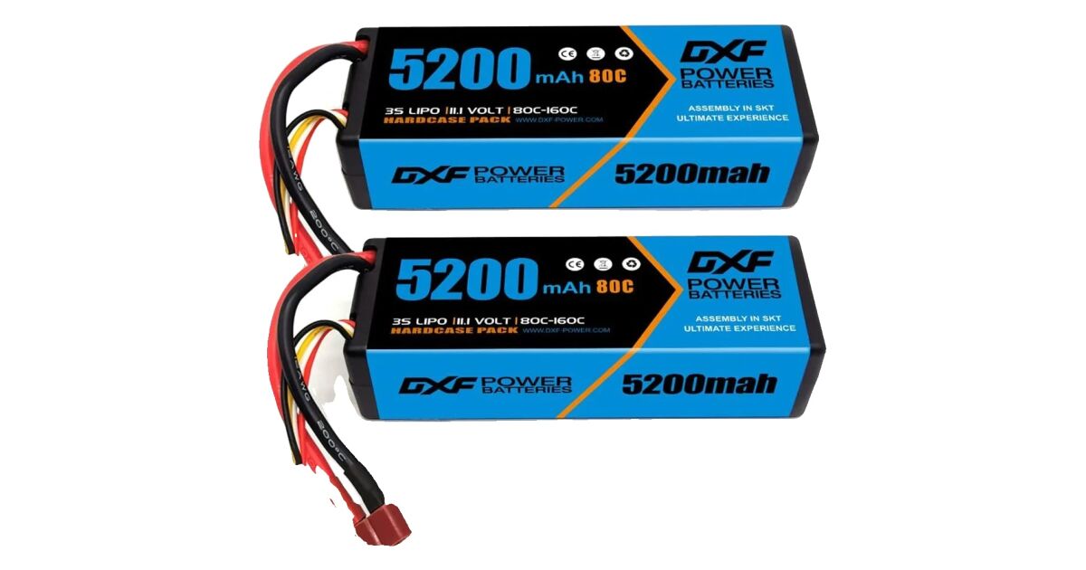 DXF 3500 mAh 3S Lipo-accu 11,1 V 100C aansluiting XT60 voor RC Buggy voertuigen auto vrachtwagen tank boot RC Hobby 2 stuks