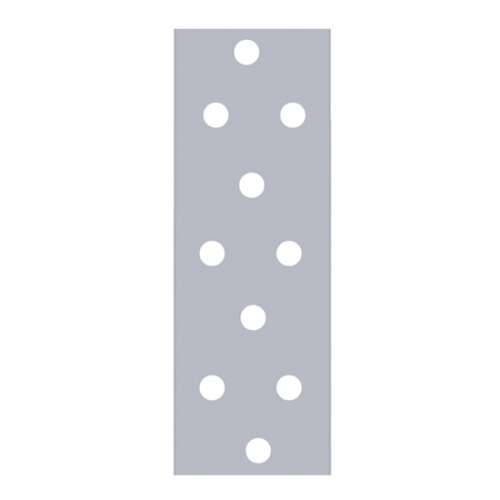 Perforált rögzítő szalag, 25mm széles, 5mm lyuk átmérő - Összekötő lemez