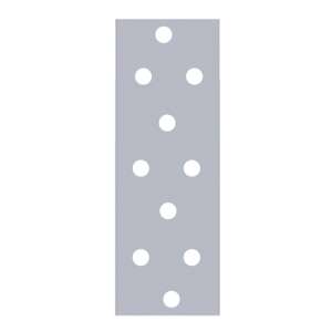 Perforált rögzítő szalag, 25mm széles, 5mm lyuk átmérő - Összekötő lemez