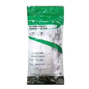 20 db-os 20x20 mm fehér öntapadós filc alátét bútorlábakhoz, védi a padlót a karcolásoktól - JKH