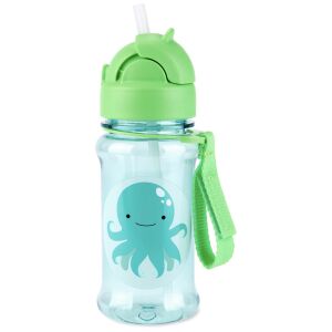 SKIP HOP Zoo Tritan Bottle with straw 355ml Octopus 12months+ 137702752 - Baby Food & Drink Container