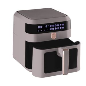 Berlinger Haus Taupe Collection Air Fryer digitális Forrólevegős sütő átlátszó ablakkal, 6L