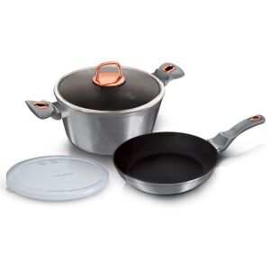 Berlinger Haus Moonlight Collection Topf- und Bratpfannenset mit Deckeln - Berlinger Haus Geschirre