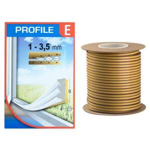 Öntapadós EPDM tömítőprofil, 100m, fehér, ajtókhoz és ablakokhoz - Víz, Gáz & Fűtésszerelés