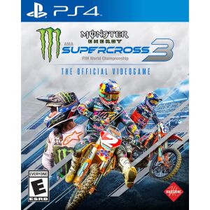 Monster Energy Supercross 3 PlayStation 4-re. Versenyezz kedvenc versenyződdel a hivatalos videojátékban. - Plaion